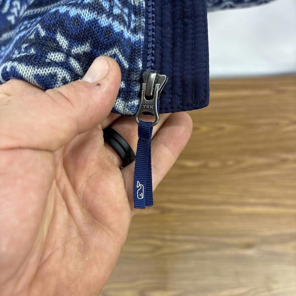 Kid’s Vineyard Vines Fair Isle Jacket Size XL 18 - Picture 8 of 12